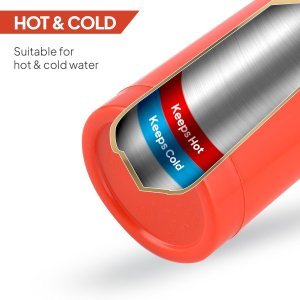 Cello Puro Steel-X Benz 900 Inner Steel Insulated Water Bottle 900ml, | ISI Certified | BPA Free, Leakproof | Sturdy & Durable | Ideal for Office, College, Gym, Cycling, Camping & Outdoor Sports