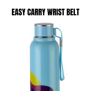 CELLO Puro Steel-X Benz Pro 900 | Leak Proof | Wide Mouth & Easy to Open | Insulated Inner Steel Outer Plastic Water Bottle | 900ml| Colour May Vary